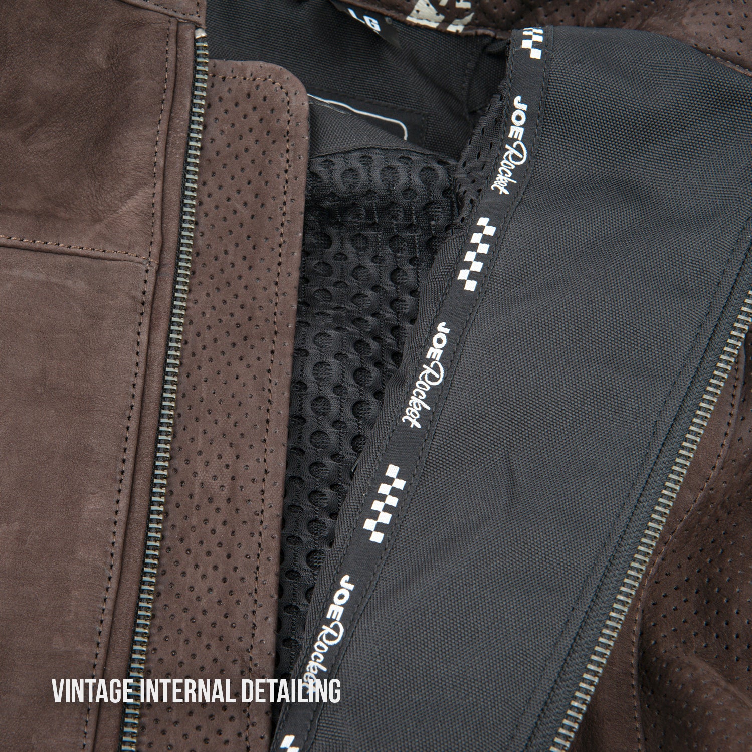 Joe Rocket Canada Classic 92 leather motorcycle riding jacket Detail