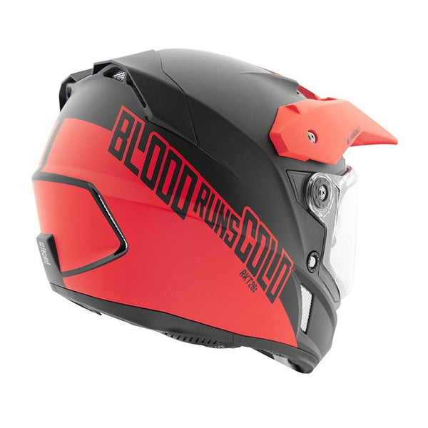 Joe Rocket Canada RKT 26s Blood Runs Cold Black Snowmobile helmet with