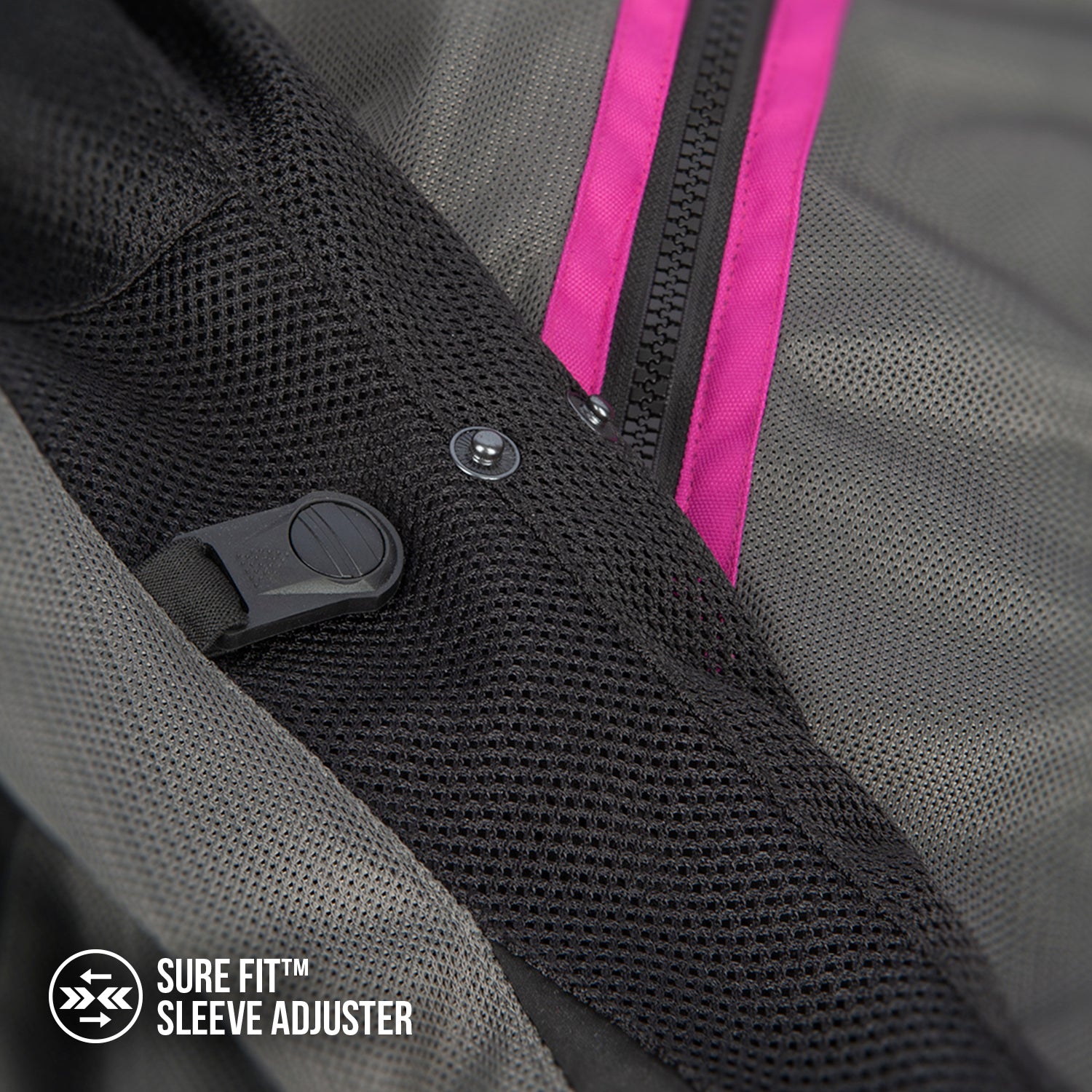 Joe Rocket Canada Stratos womens mesh motorcycle jacket sleeve adjuster