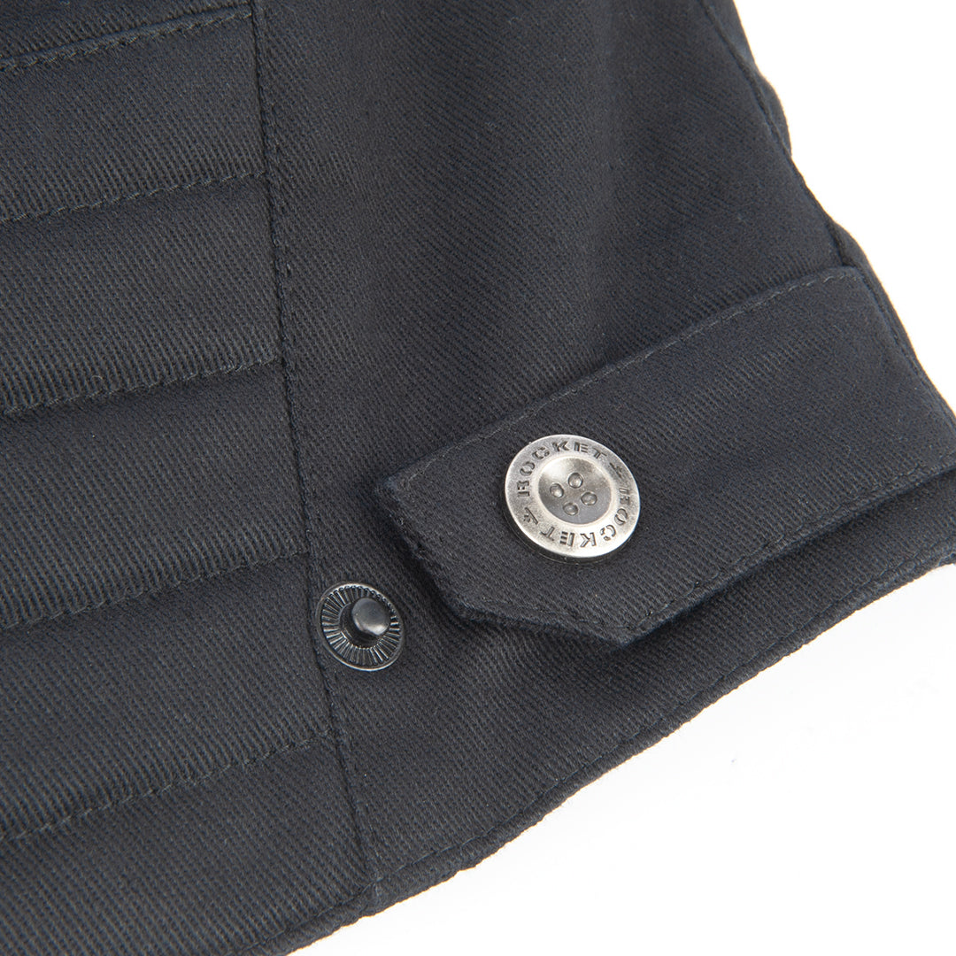 Joe Rocket Canada® Rocket 67 Leather and Canvas Motorcycle Riding Jacket