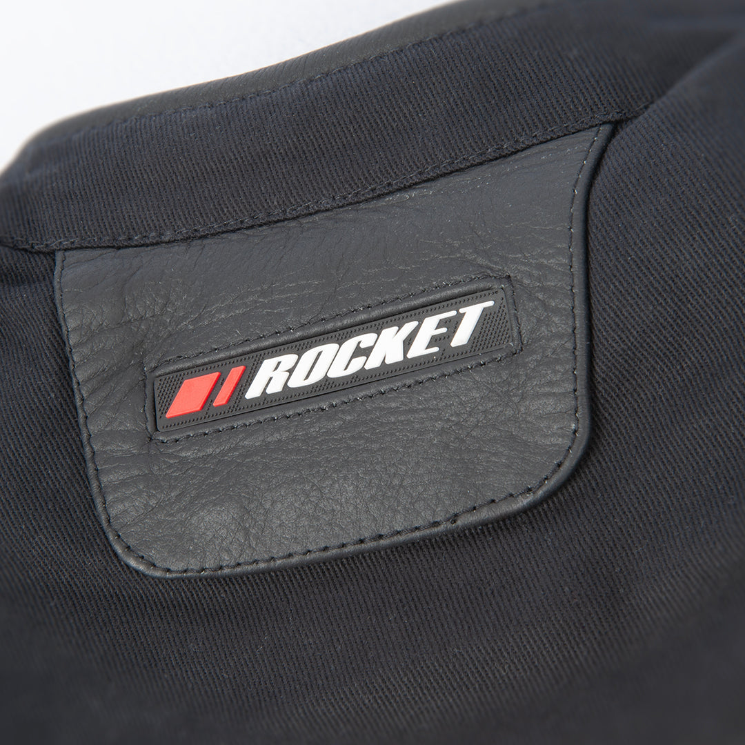 Joe Rocket Canada® Rocket 67 Leather and Canvas Motorcycle Riding Jacket
