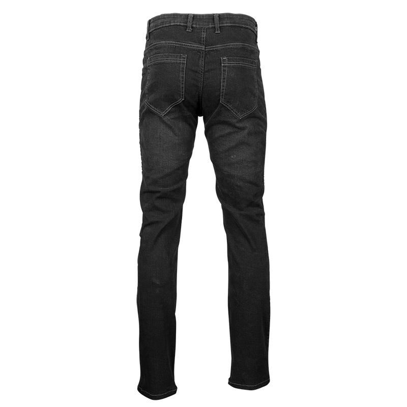 Pantalon de Moto pour Homme en Kevlar Gris Noir